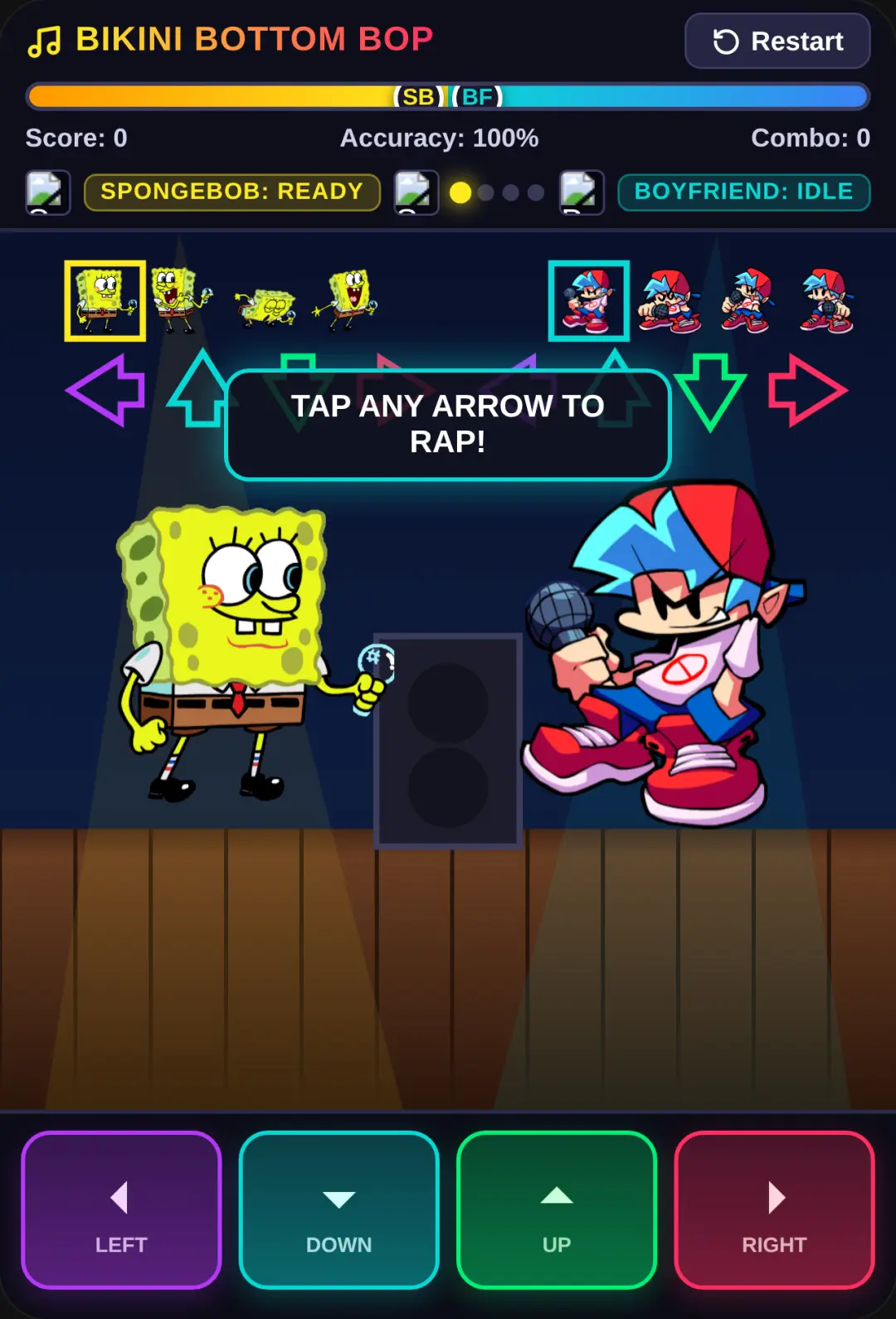 FNF x SpongeBob - Bikini Bottom Rap Battle cover