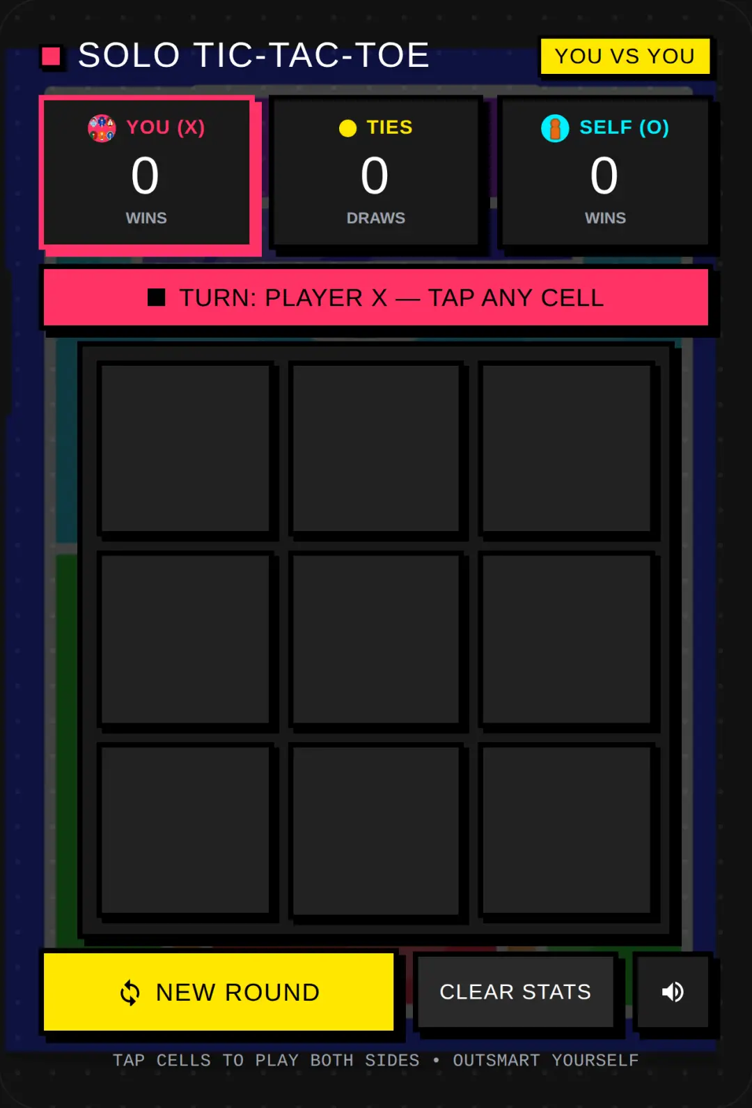 Solo Tic-Tac-Toe cover