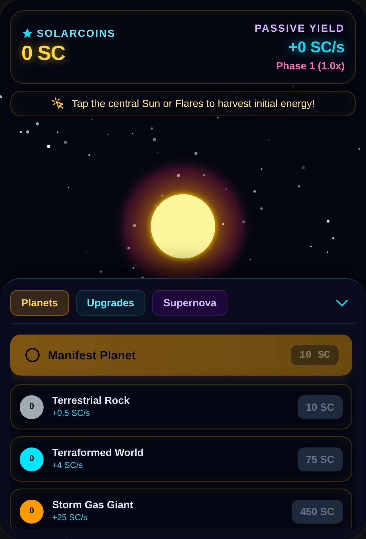 Build a solar system cover