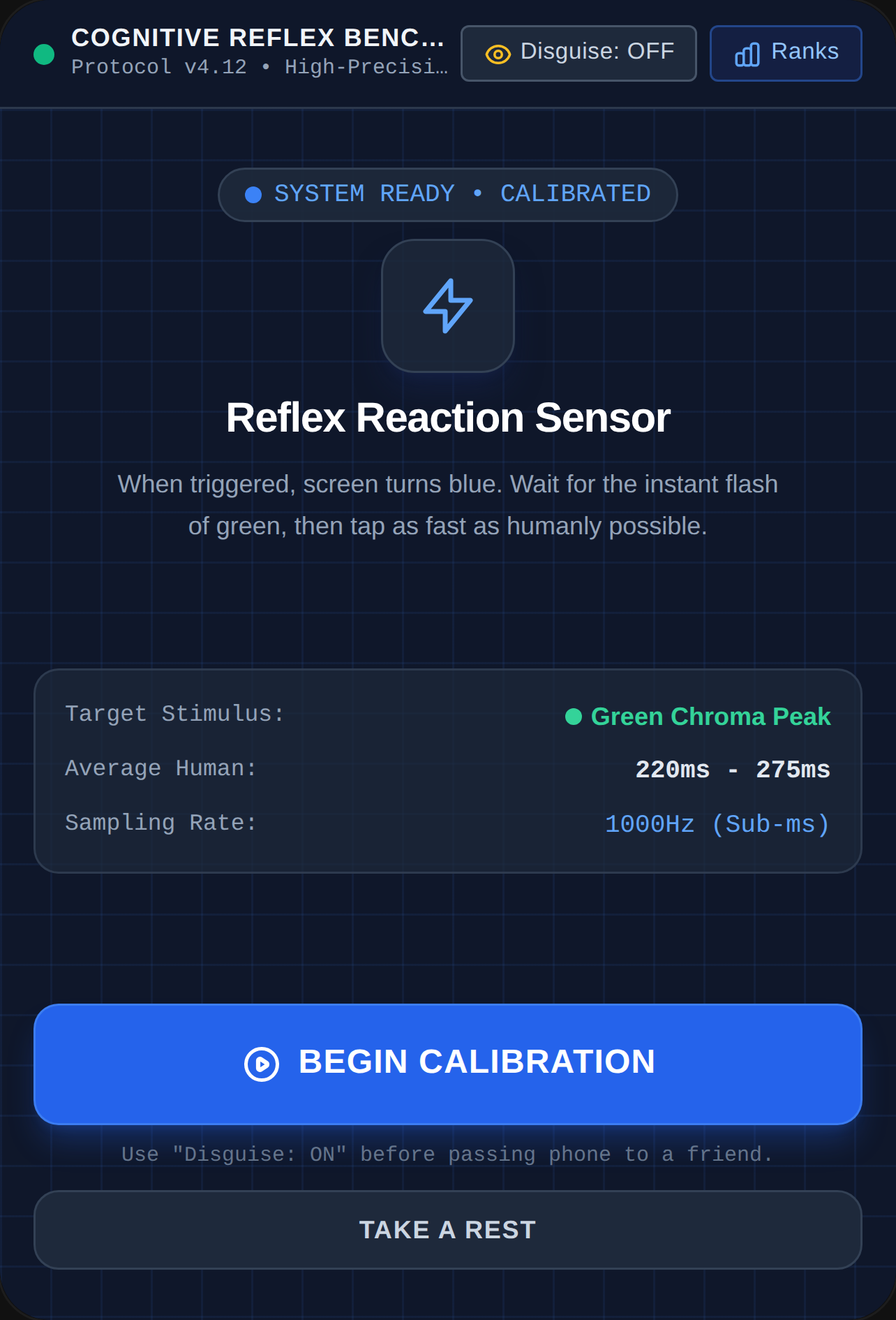Test Reflex Precision Benchmark cover
