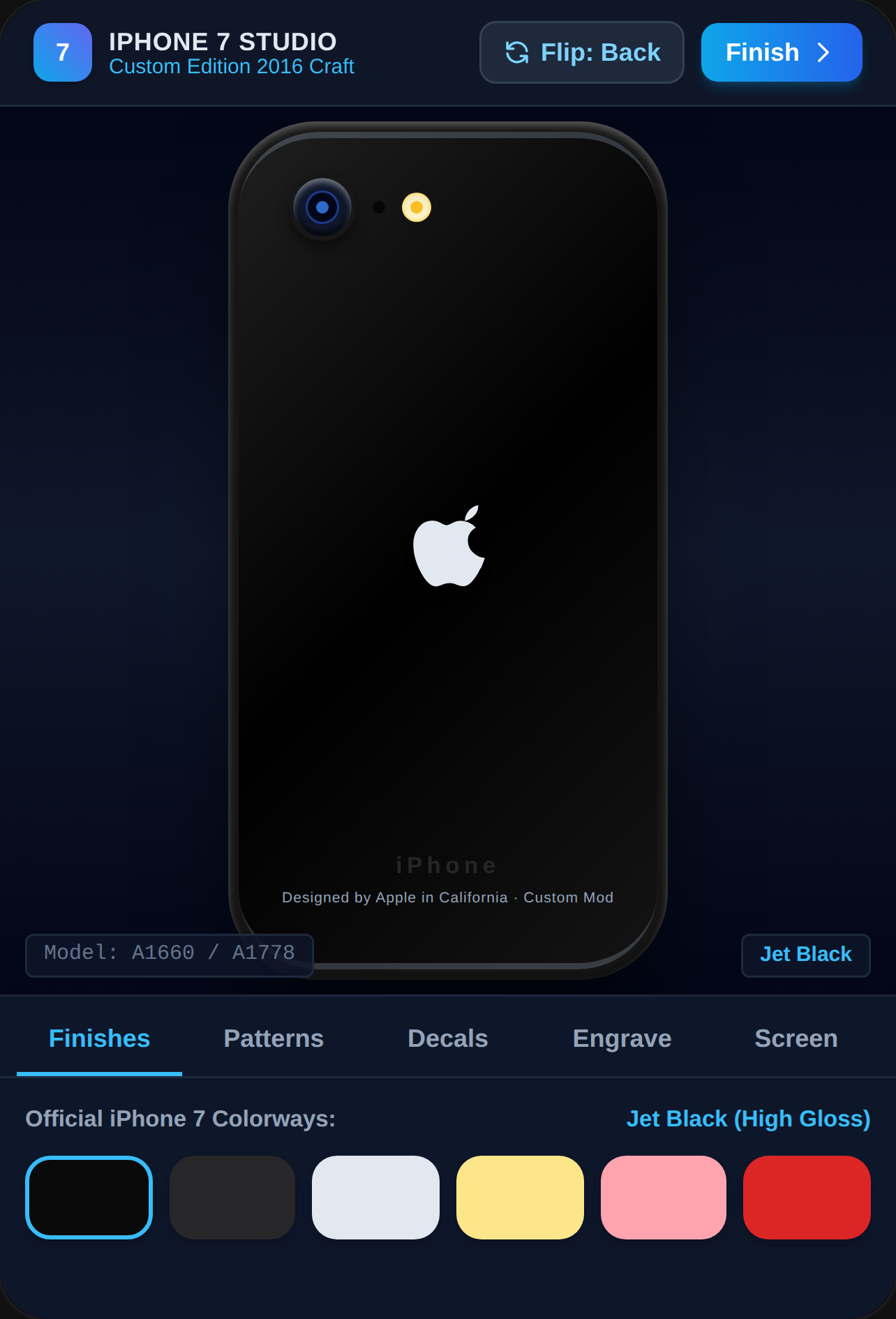 iPhone 7 Custom Studio cover