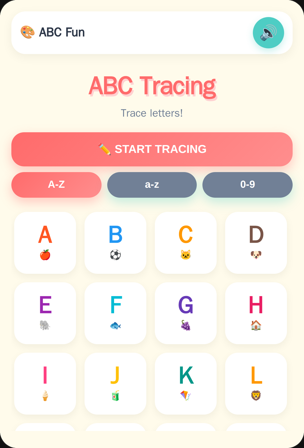 ABC english letters tracing for toddlers cover