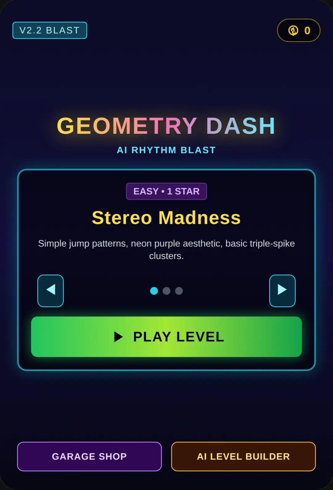 Geometry Dash: AI Rhythm Blast cover
