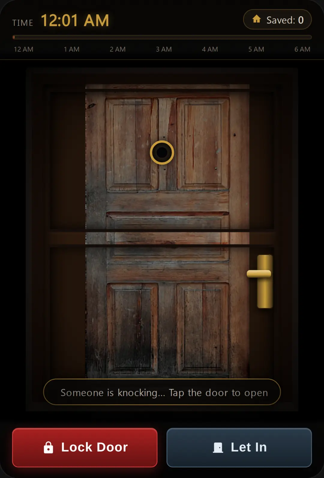 Haunted Door - Survive Until 6 AM cover