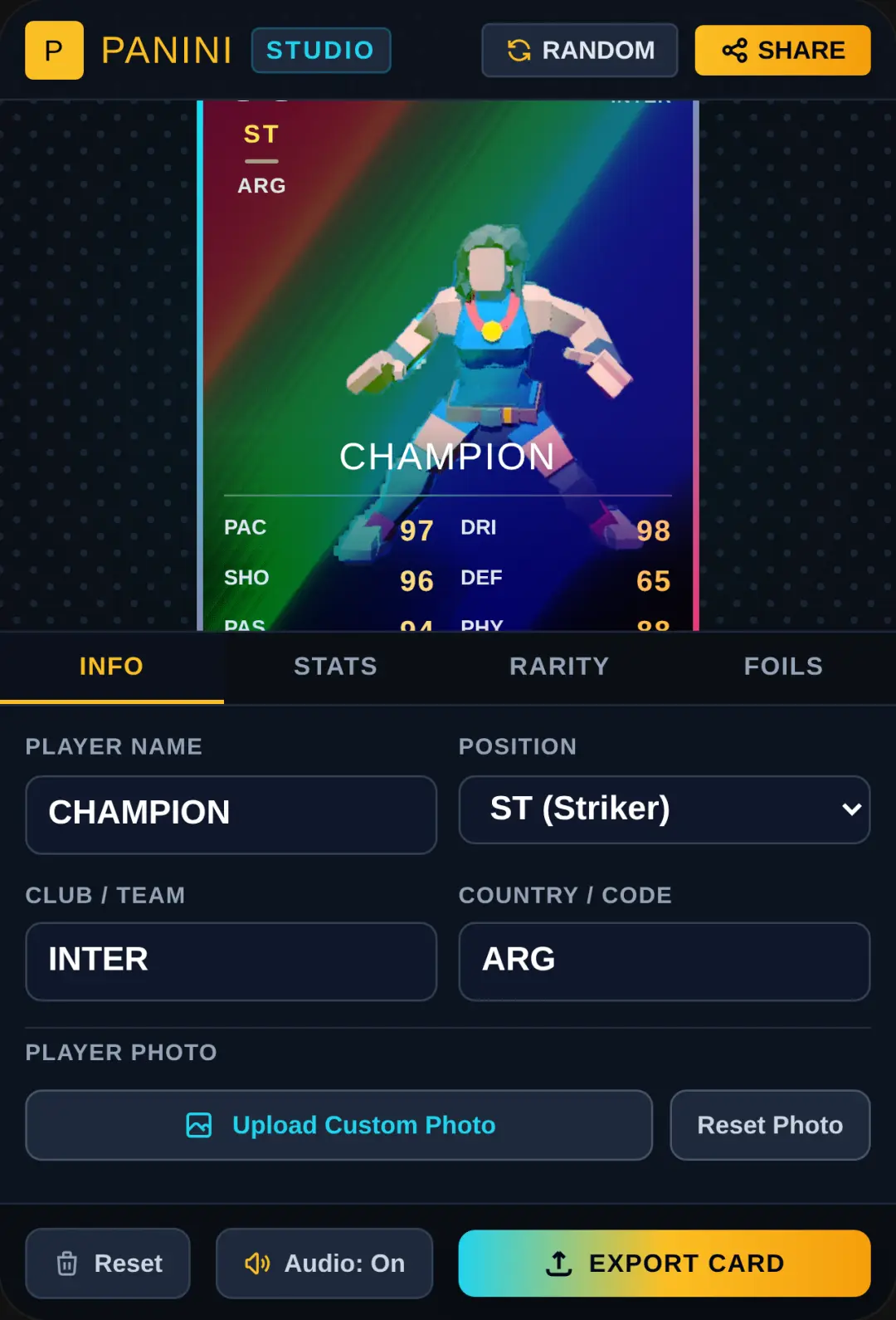 Panini Card Creator cover