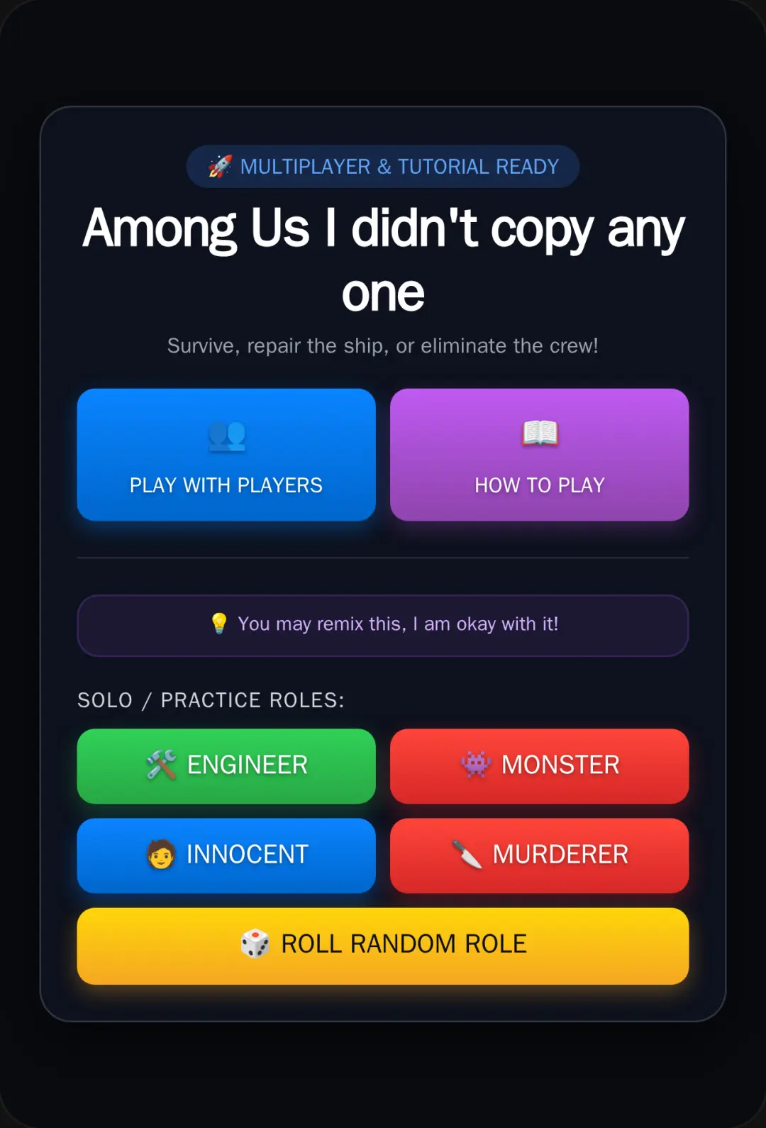 Space Sabotage: Multiplayer & Tutorial Updated! cover