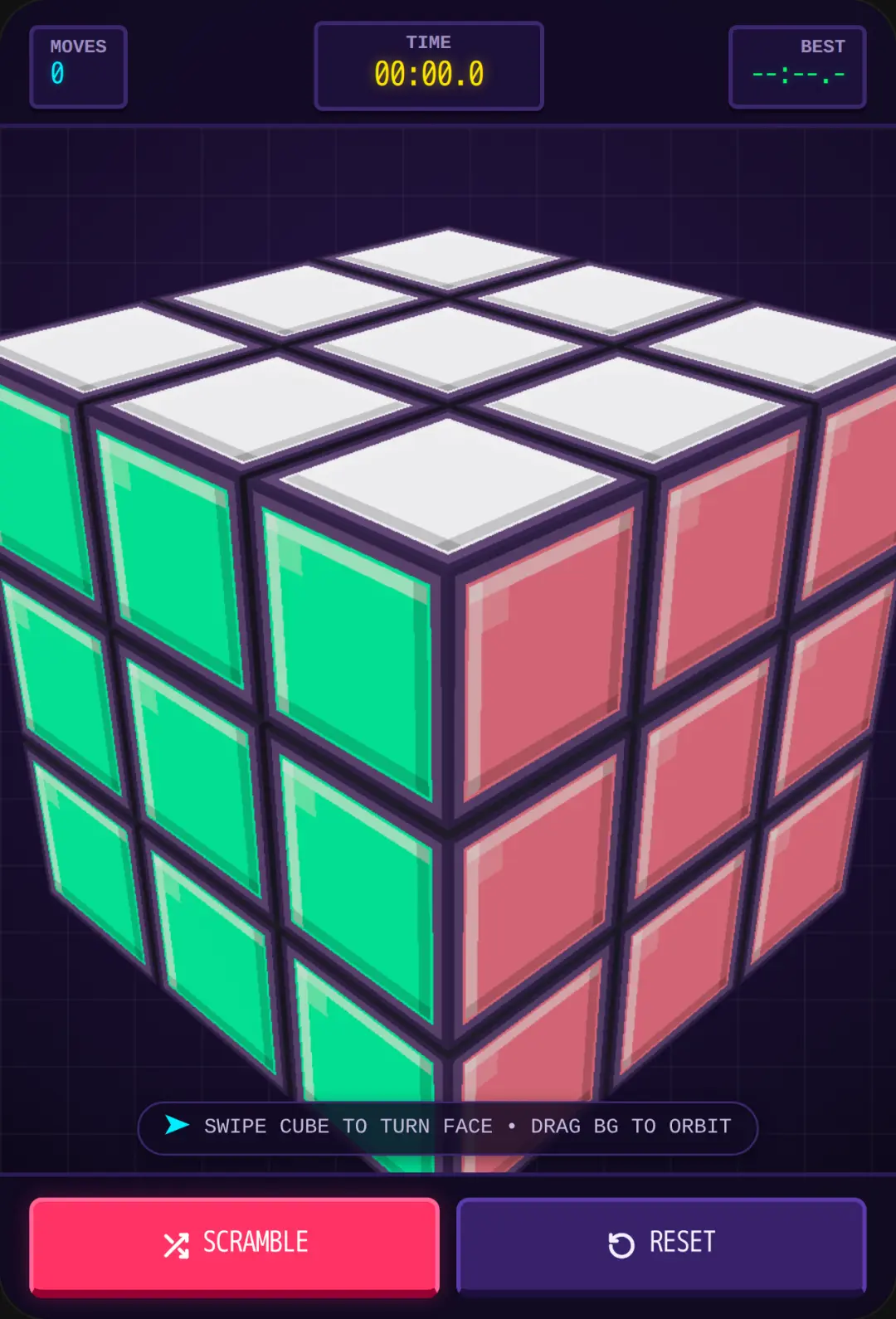 Pixel Rubik's Cube Speedrun cover