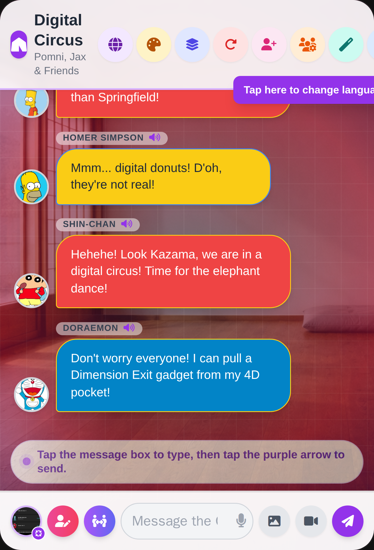 Digital Circus Chat tutt! cover