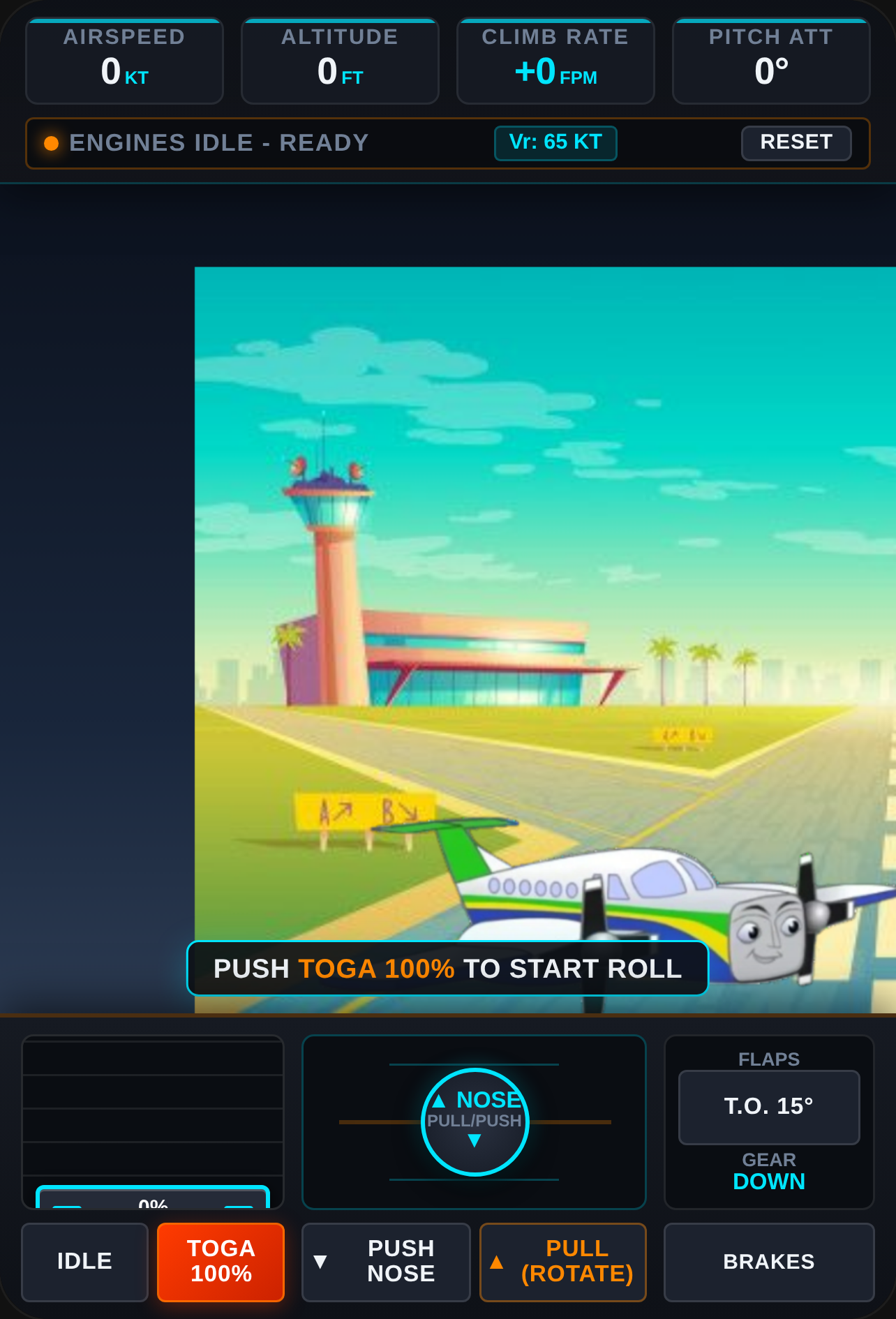 Flight Sim: 2D Takeoff cover