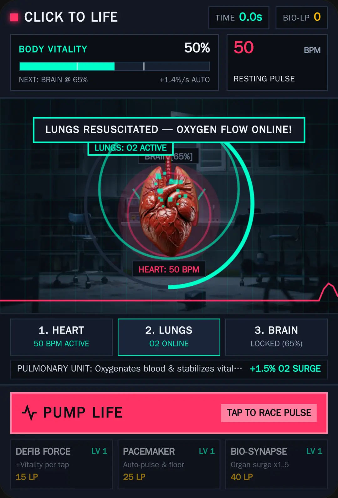 Click the heart to life cover