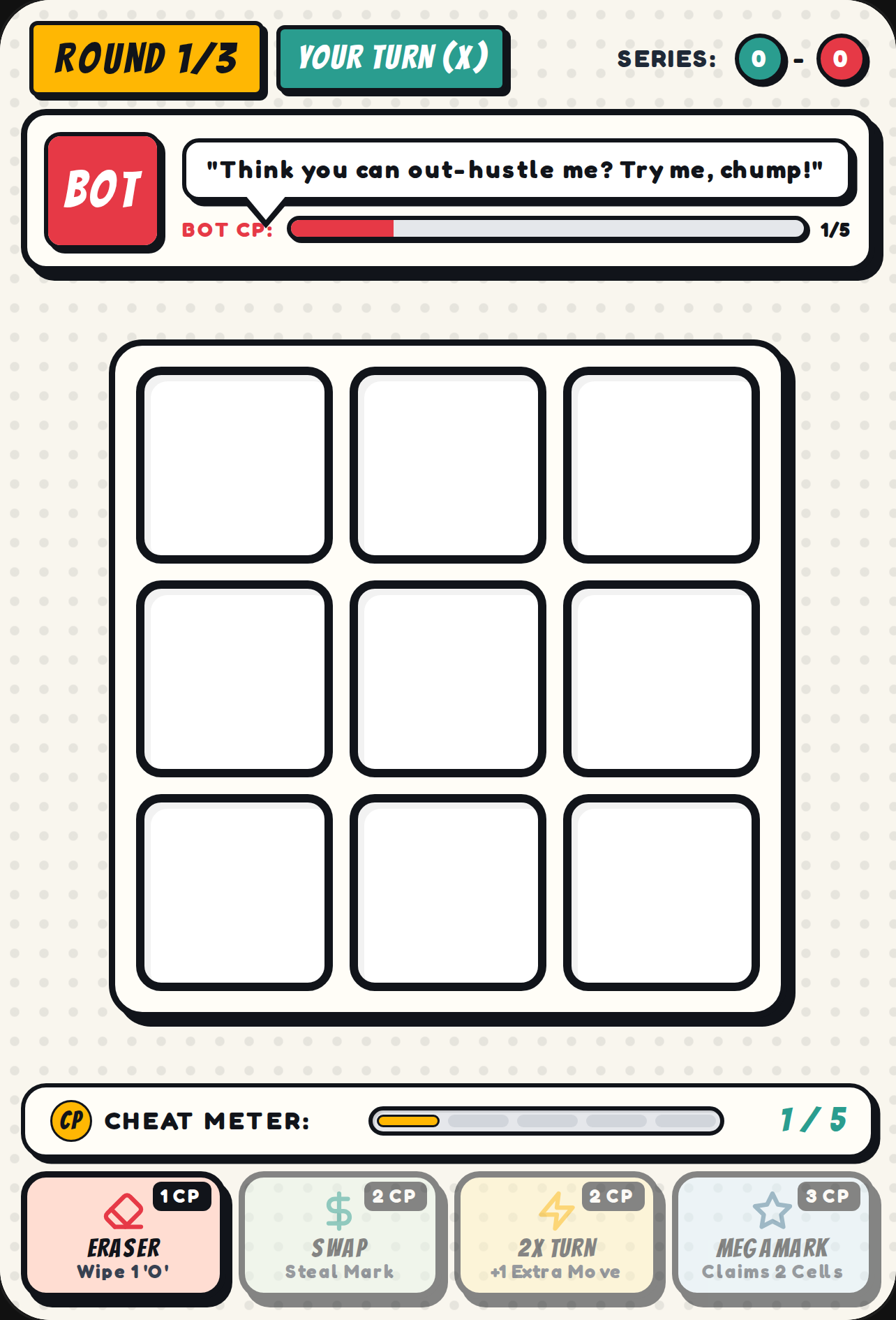 Cheater's Tic-Tac-Toe cover