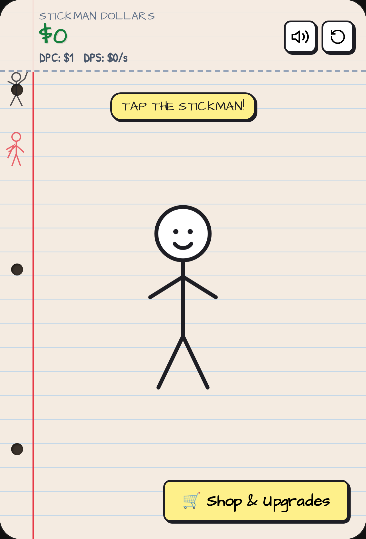 Stickman Slapper - Notebook Clicker cover