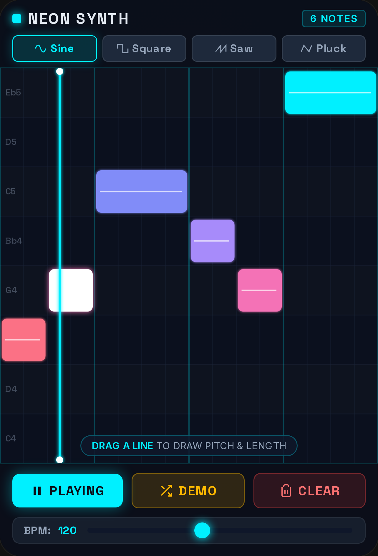 Neon Synth Loop Studio cover