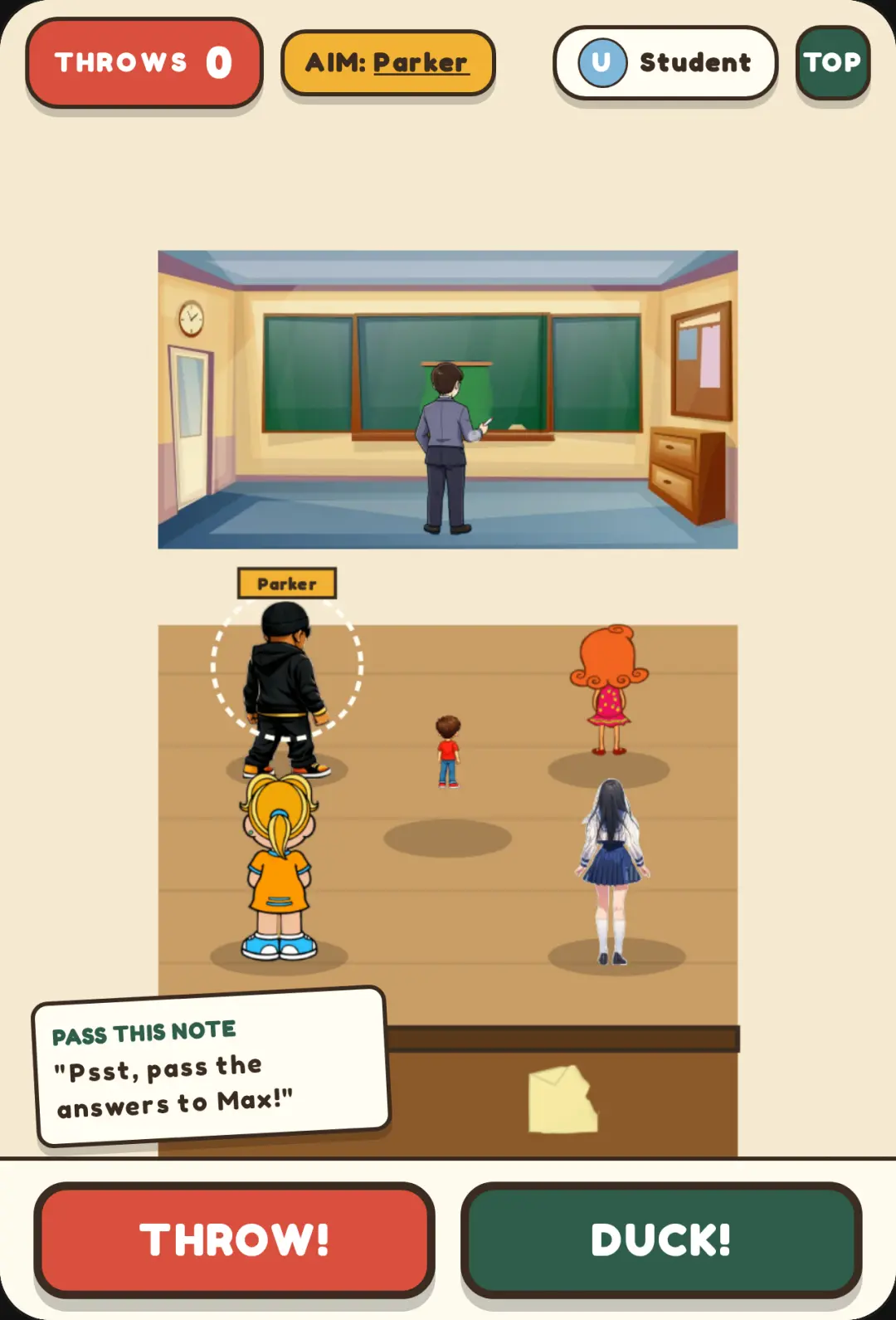 Classroom Paper Toss cover