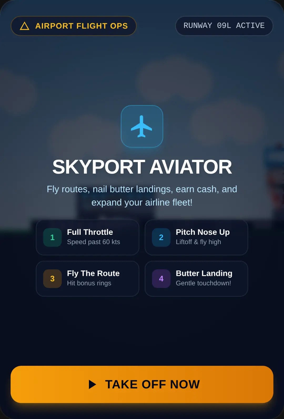 Skyport Aviator - Airport Flight & Landing cover