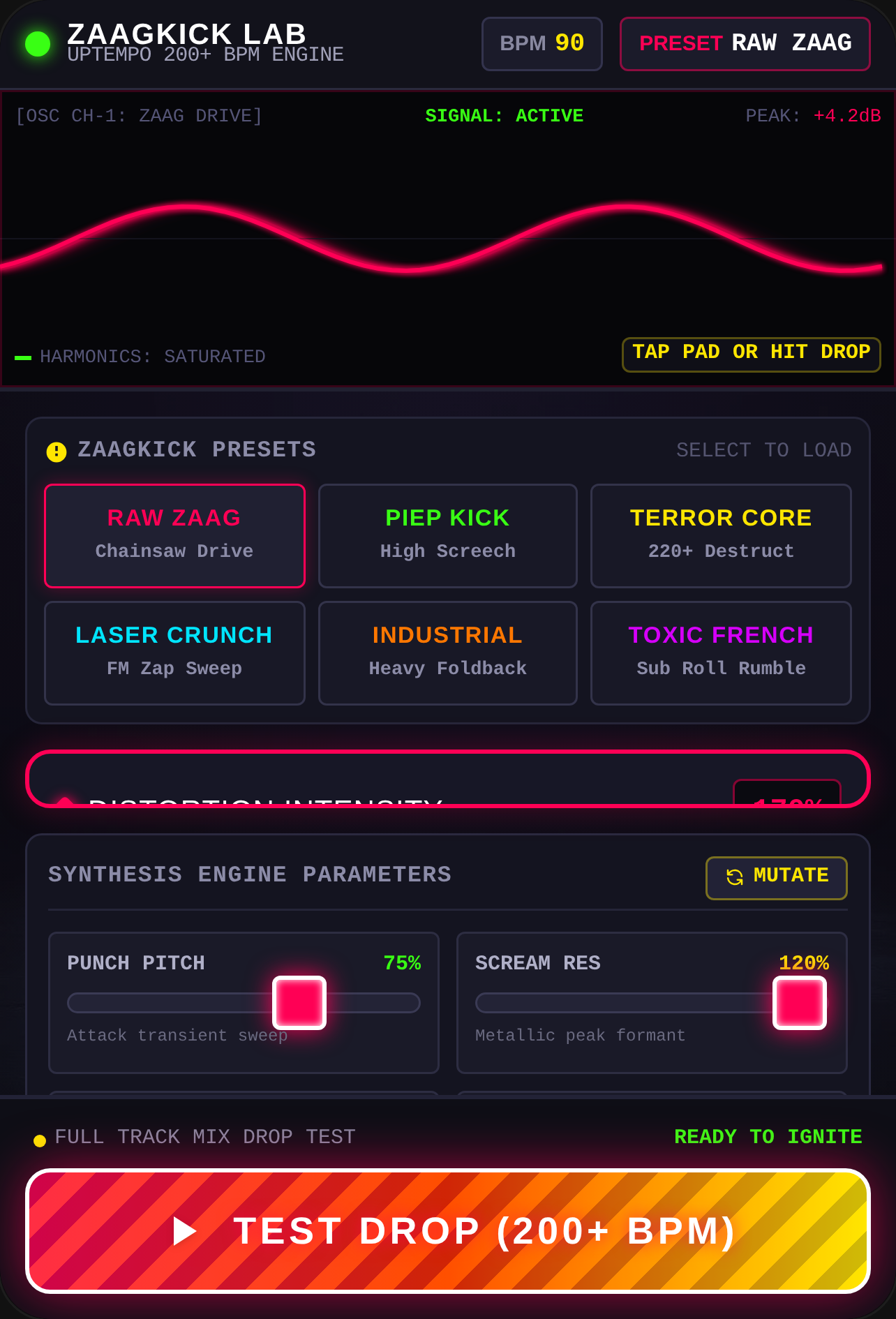 ZAAGKICK LAB: UPTEMPO STUDIO cover