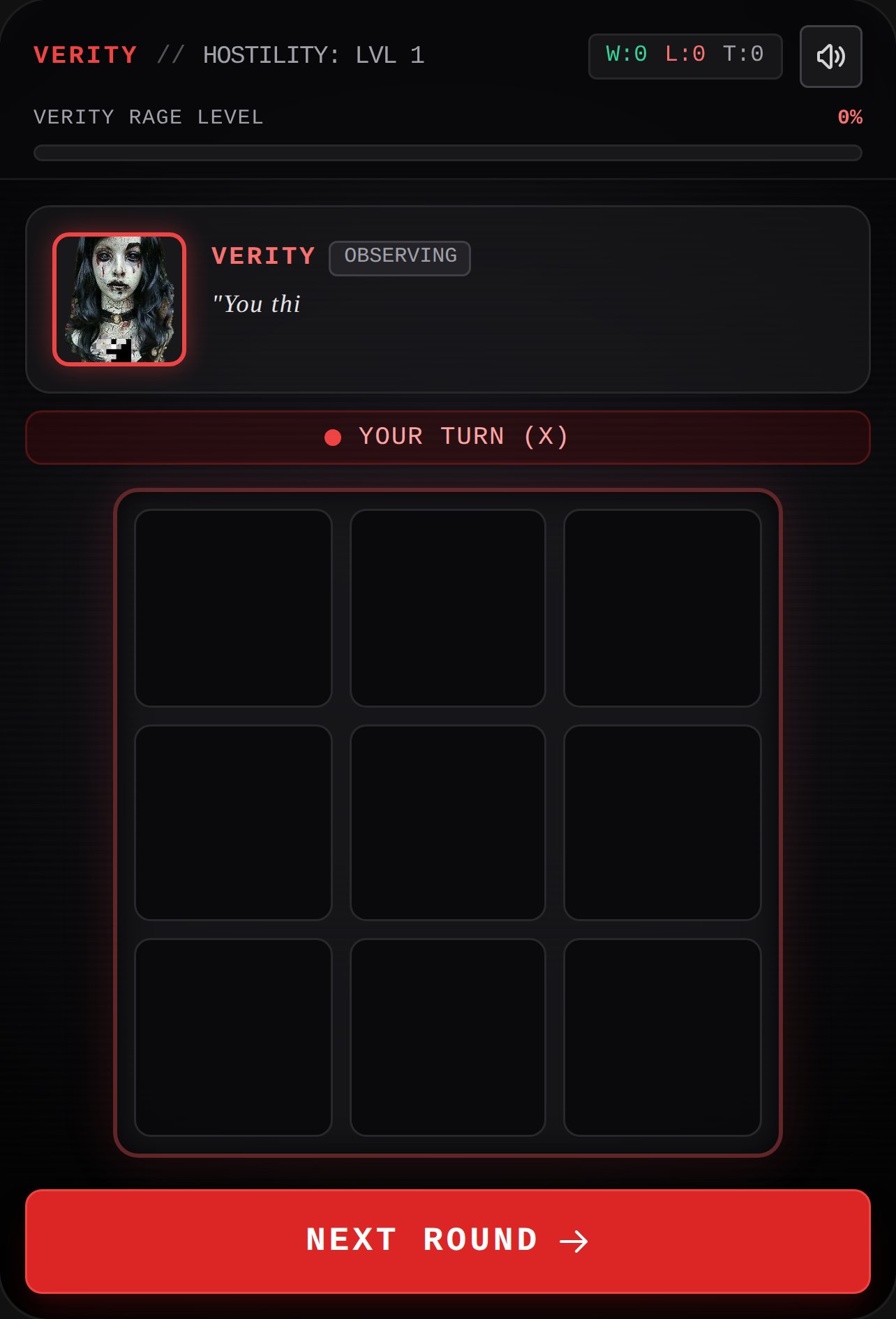 Tic-Tac-Toe vs Verity cover