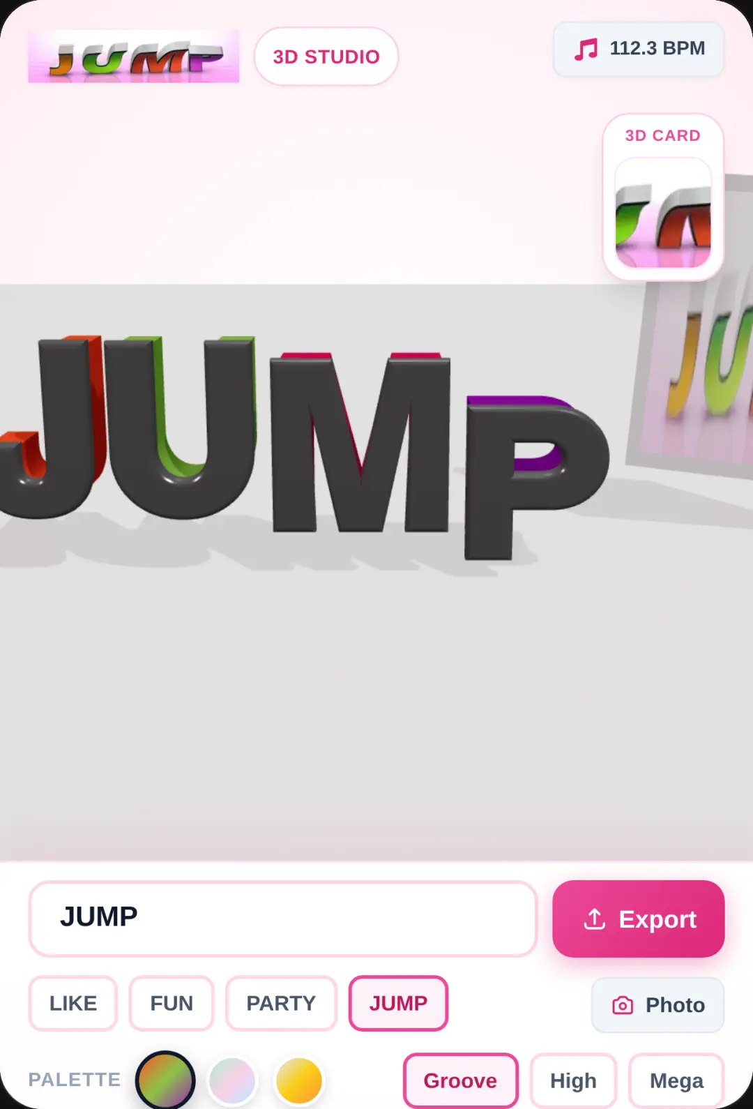 3D Bouncy Typography Studio cover