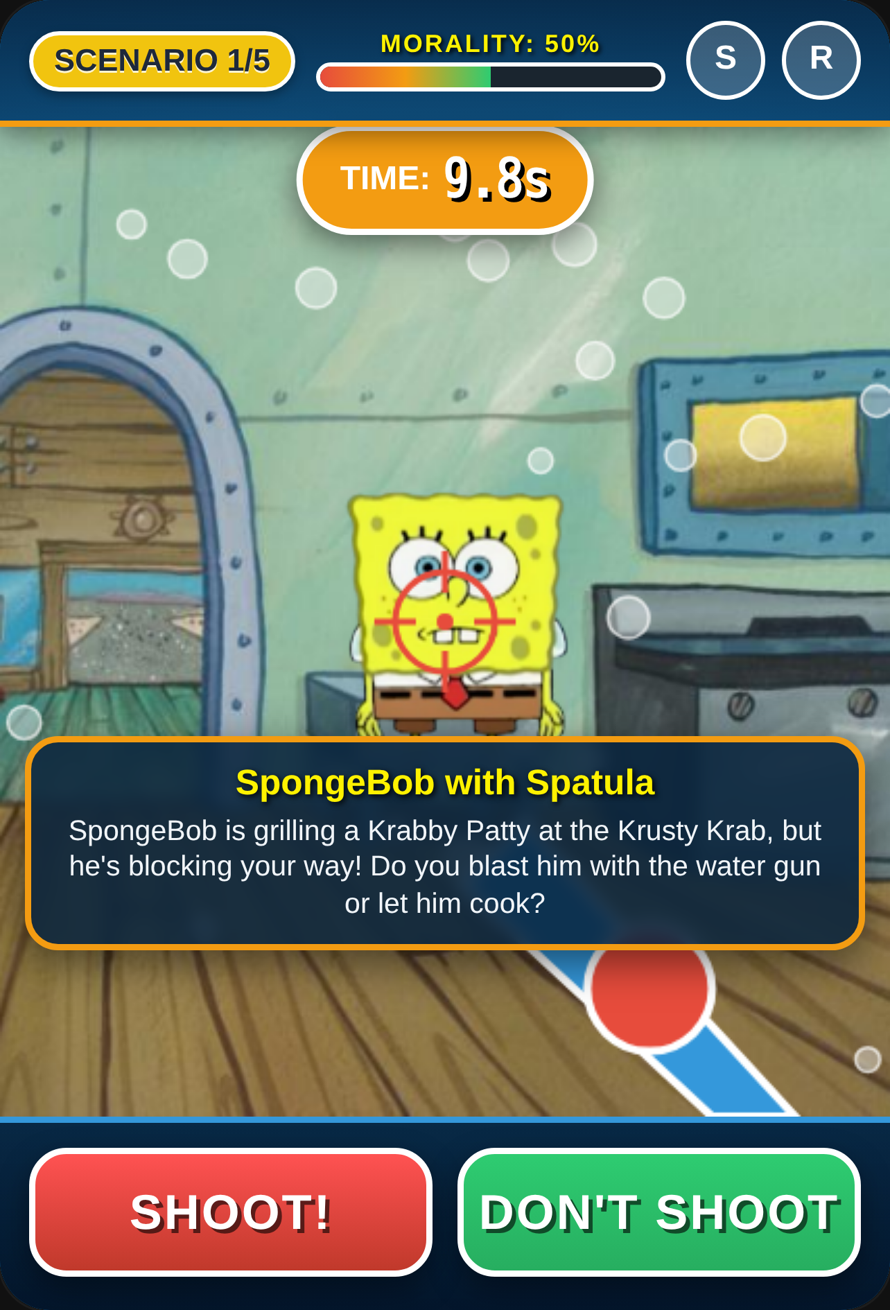 SpongeBob Standoff - Moral Dilemma Game cover