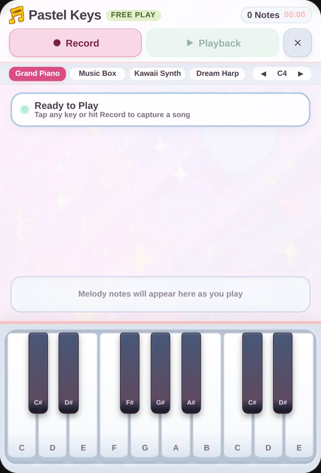 Pastel Piano Melody cover