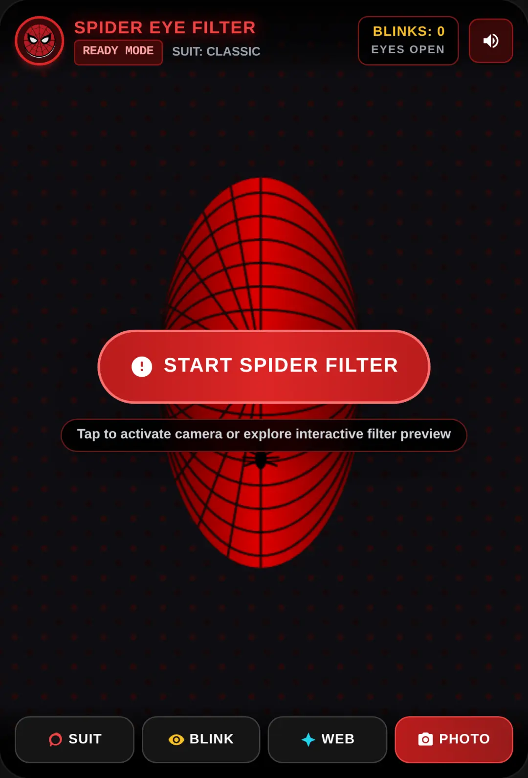Spider Eye Filter cover