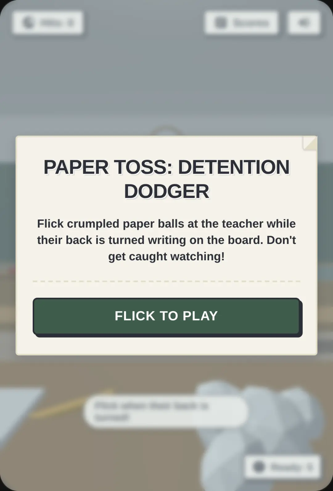 Paper Toss: Detention Dodger cover
