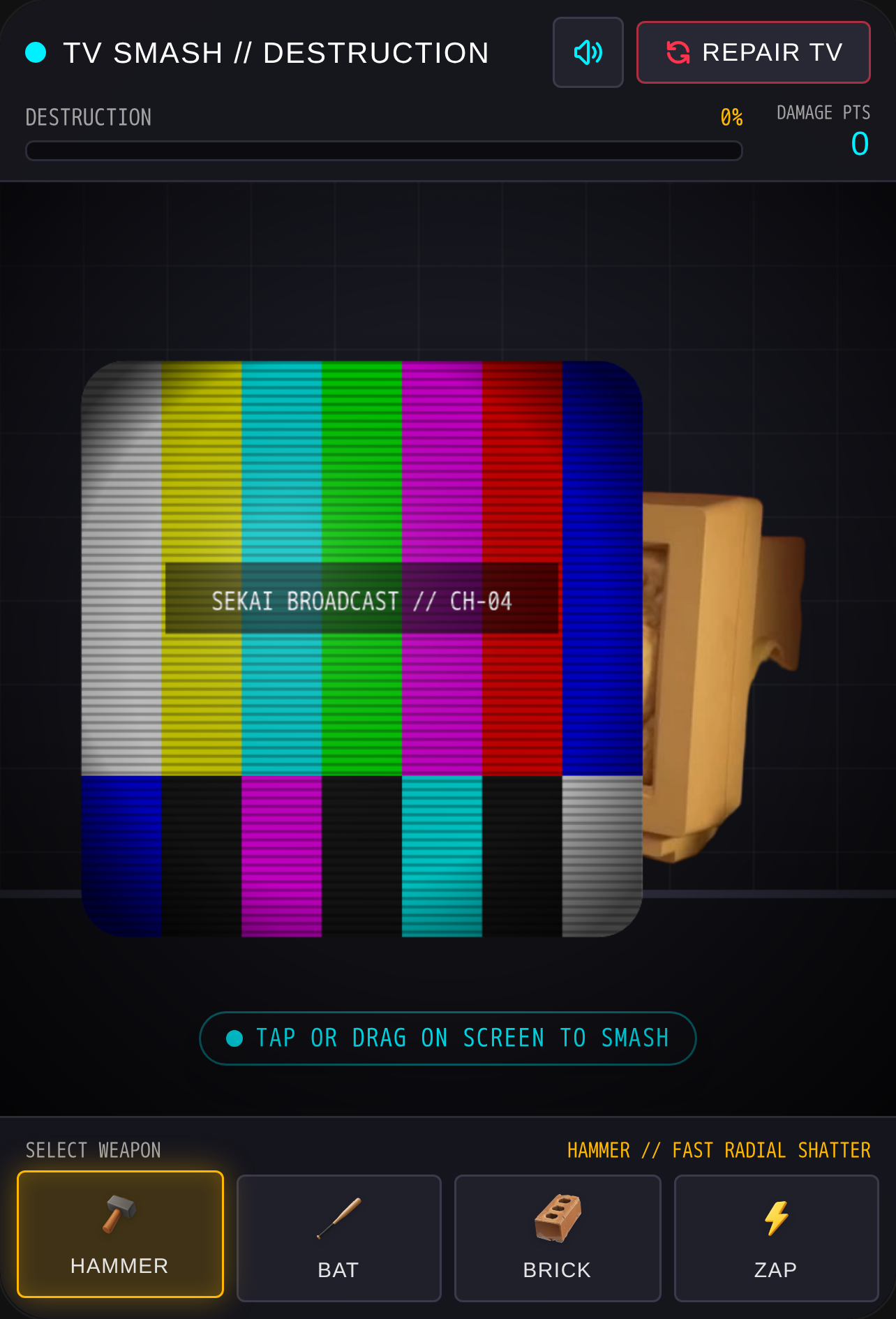 TV SMASH: CRT DESTRUCTION cover