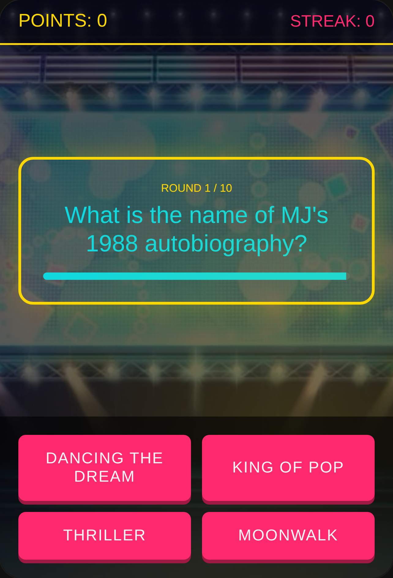 Michael Jackson Superfan Trivia cover