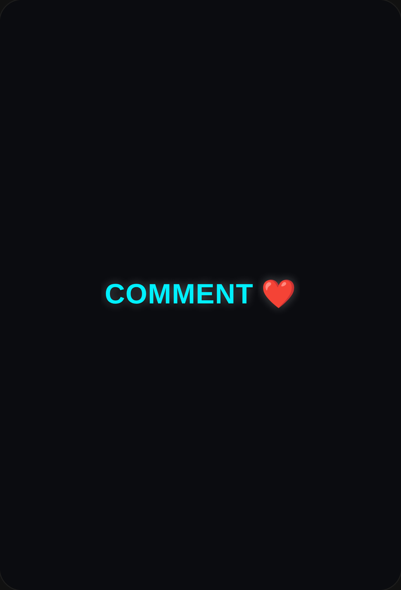 COMMENT ❤️ cover