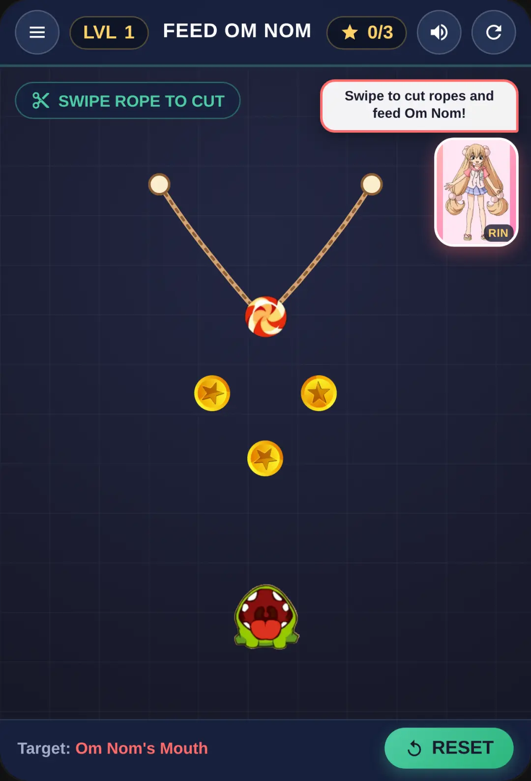 Cut the Rope: Feed Om Nom with Rin! cover
