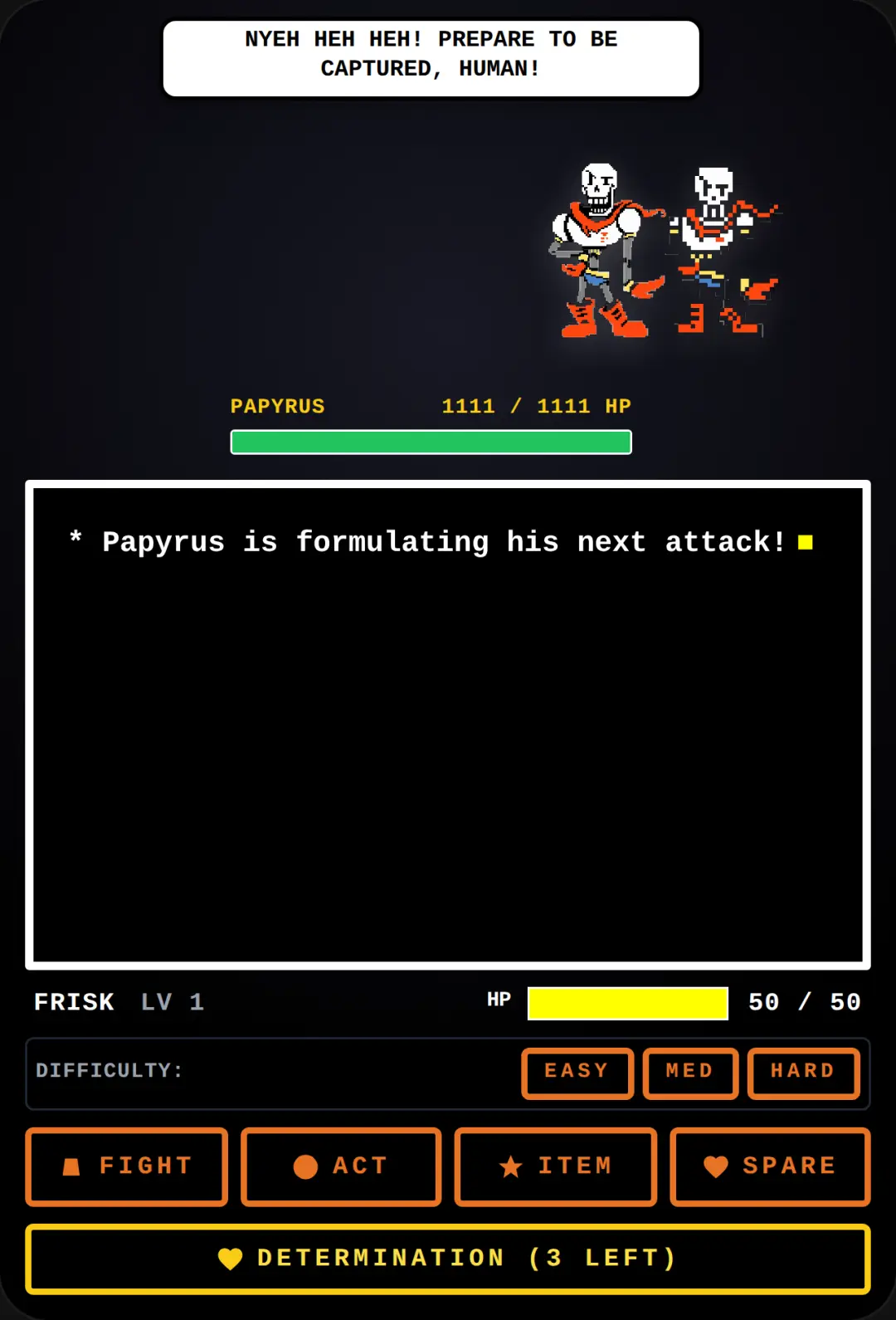 Papyrus Battle! cover