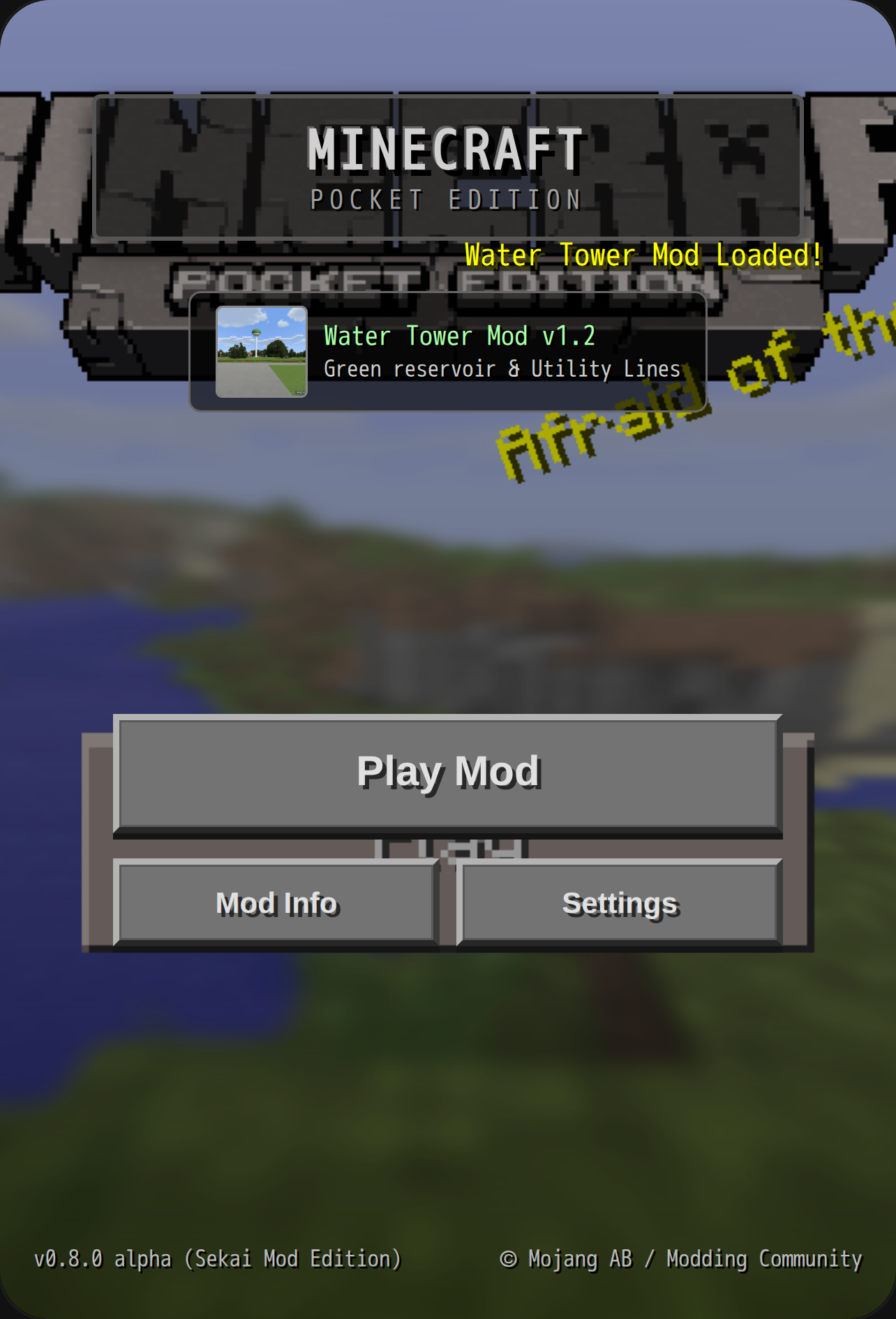 Minecraft Water Tower Mod cover