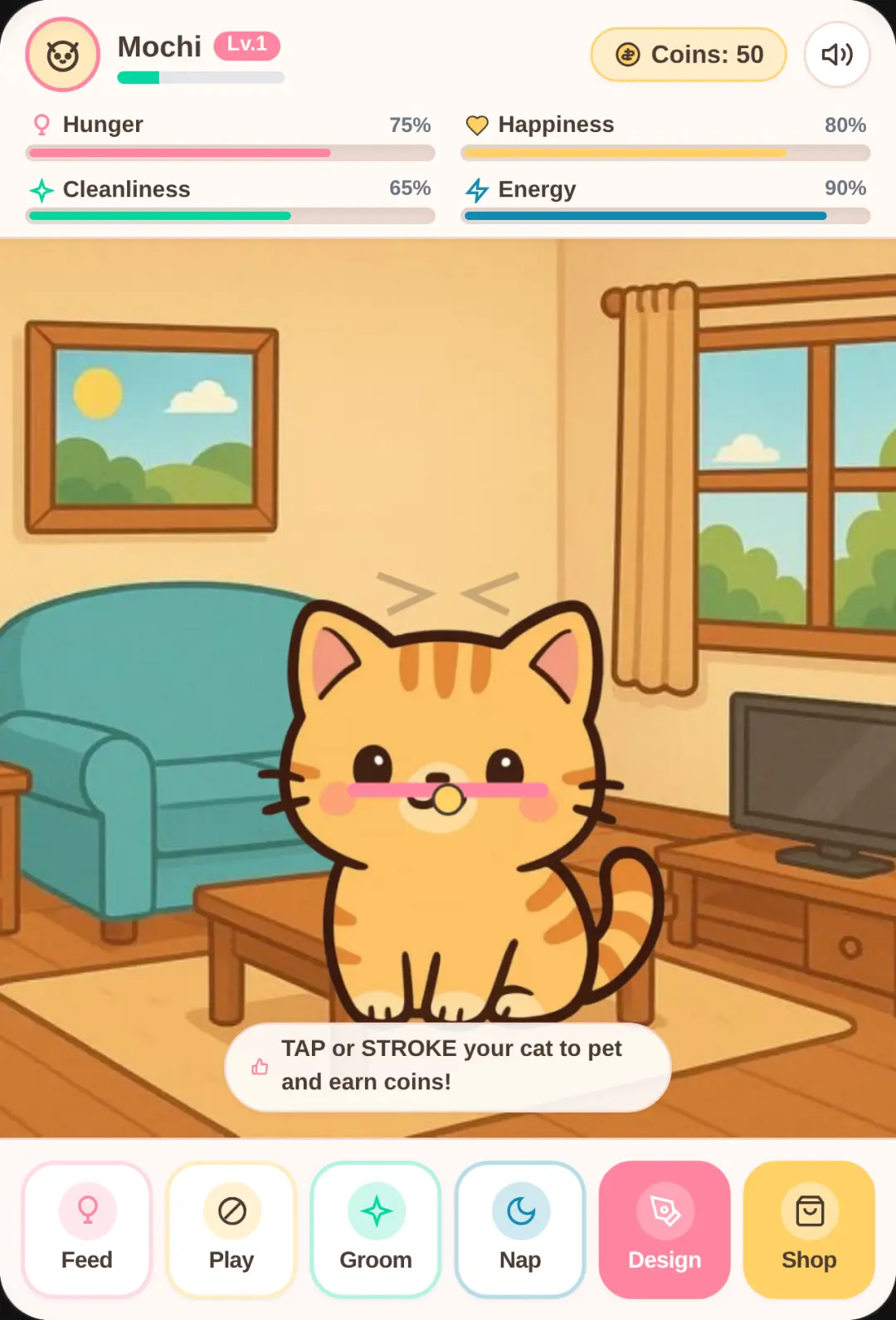 Purrfect Cat Care & Design Simulator cover