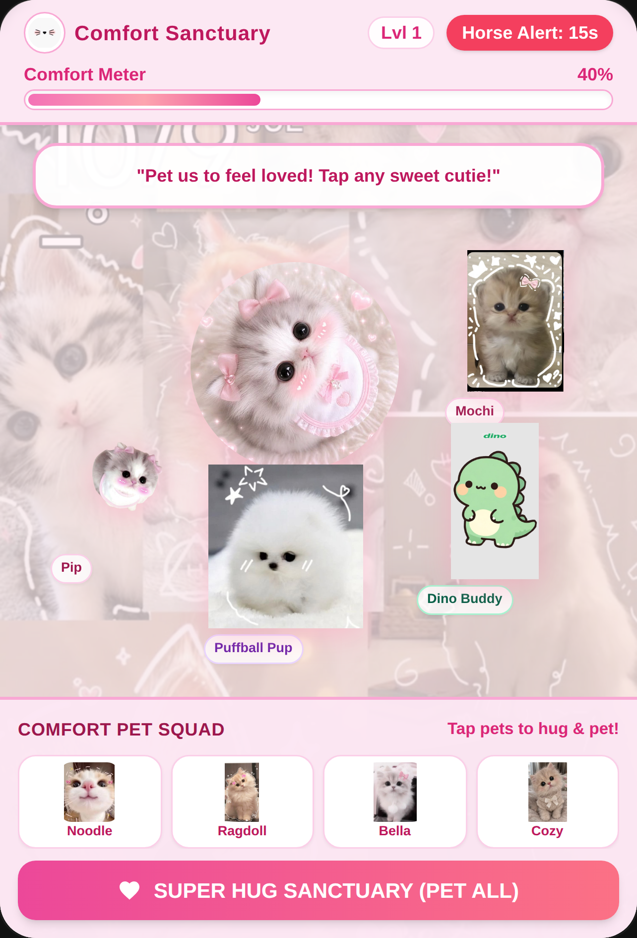 Kawaii Kitten Sanctuary vs Creepy Horse or mabye cover
