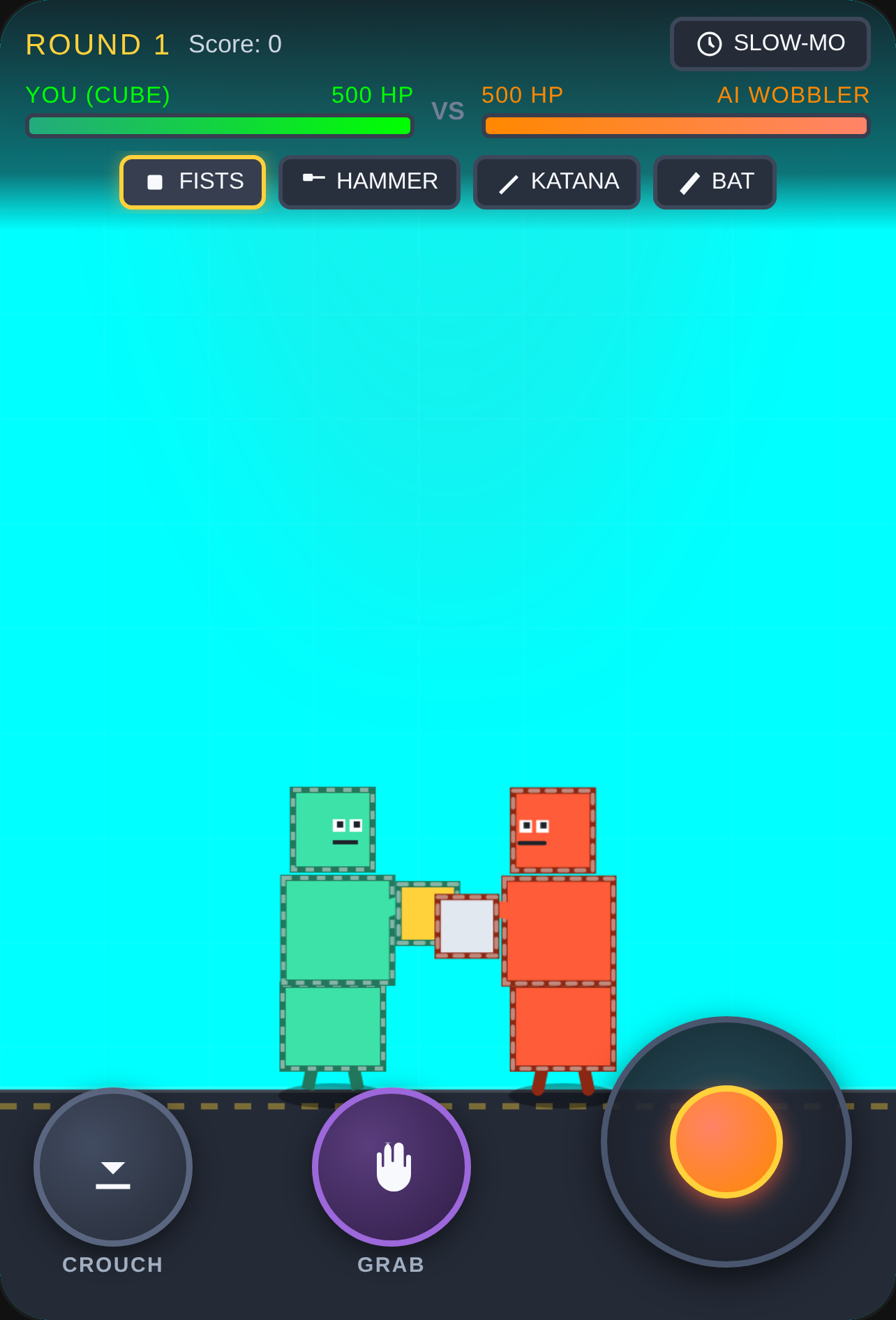 Wobbly Cube Brawler cover