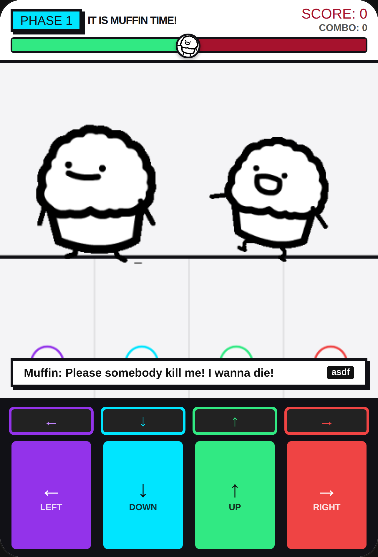 asdf Muffin Time FNF cover