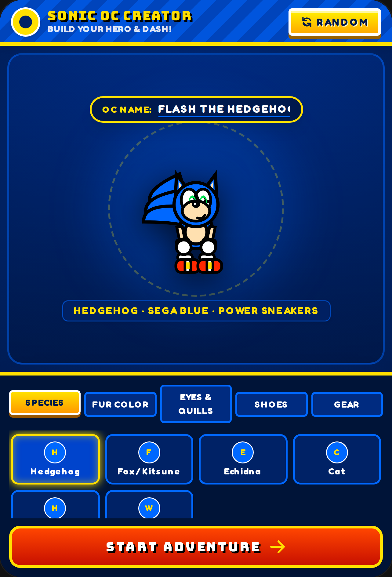 Sonic OC Creator & Zone Adventure cover