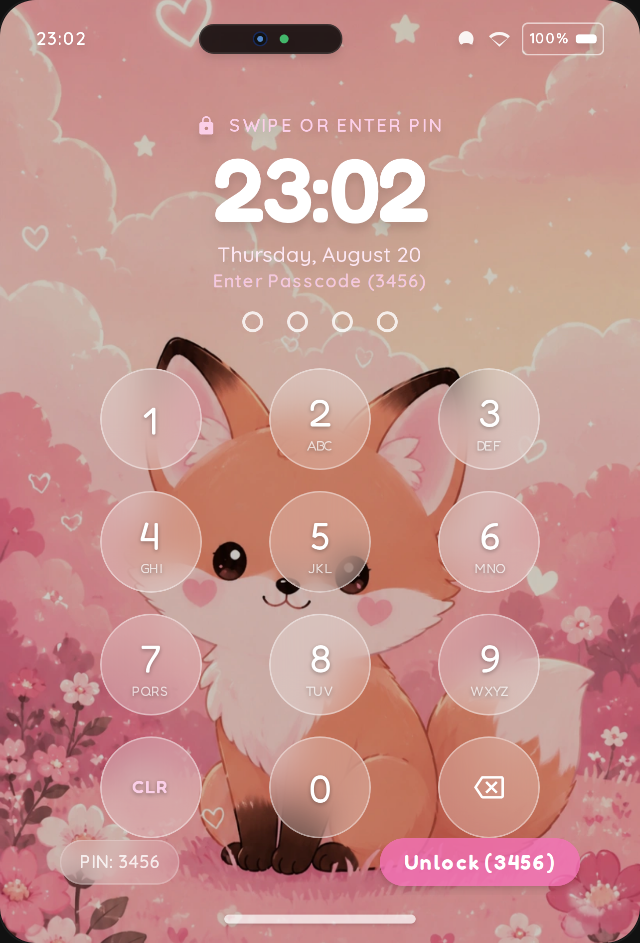 Cute Fox Phone Sim cover