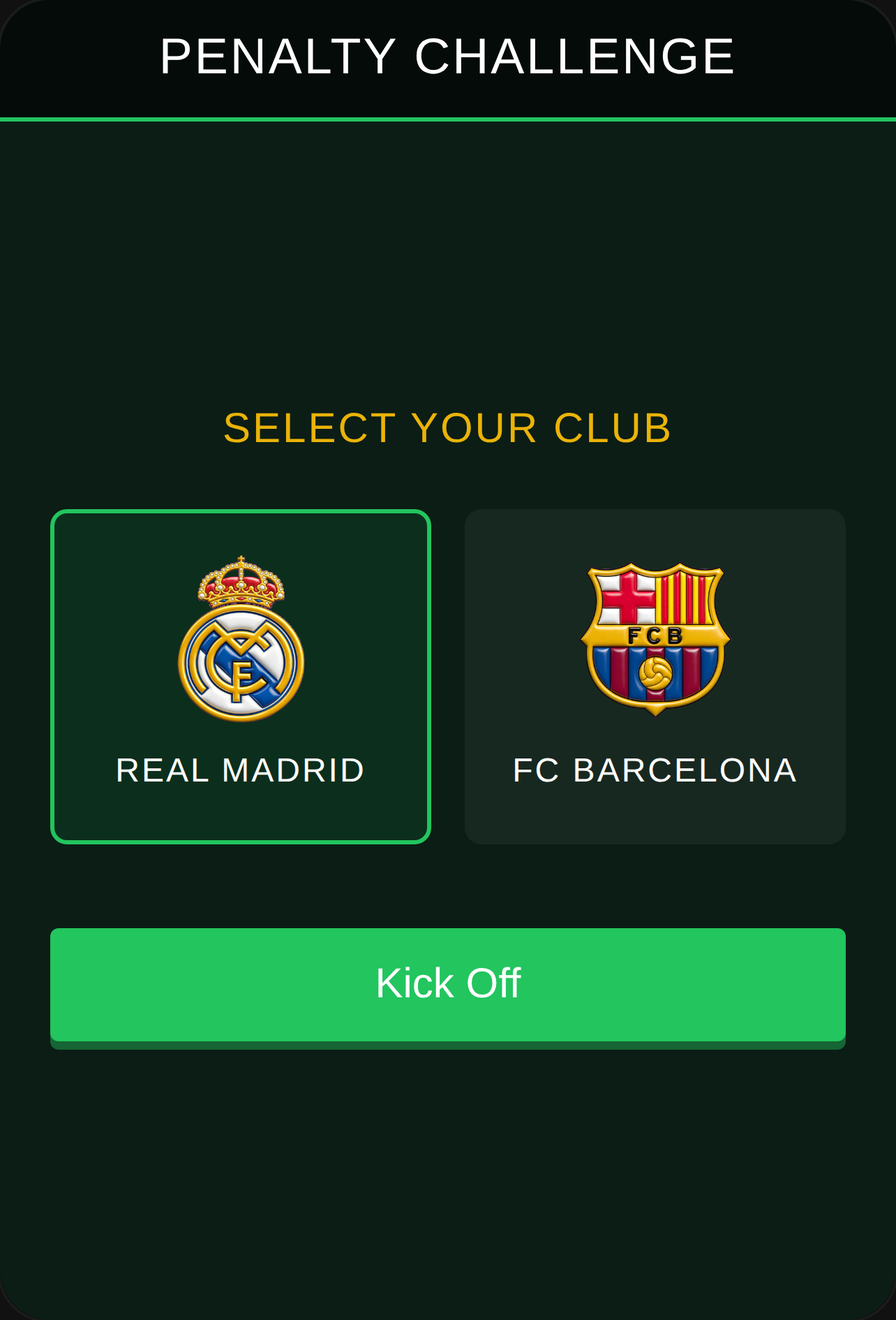Penalty Shootout: El Clásico cover