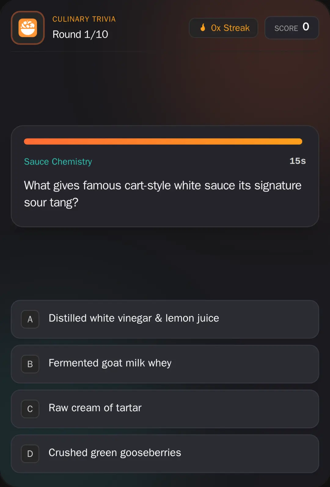 Culinary Conundrums - Flavor and Sauce Trivia cover