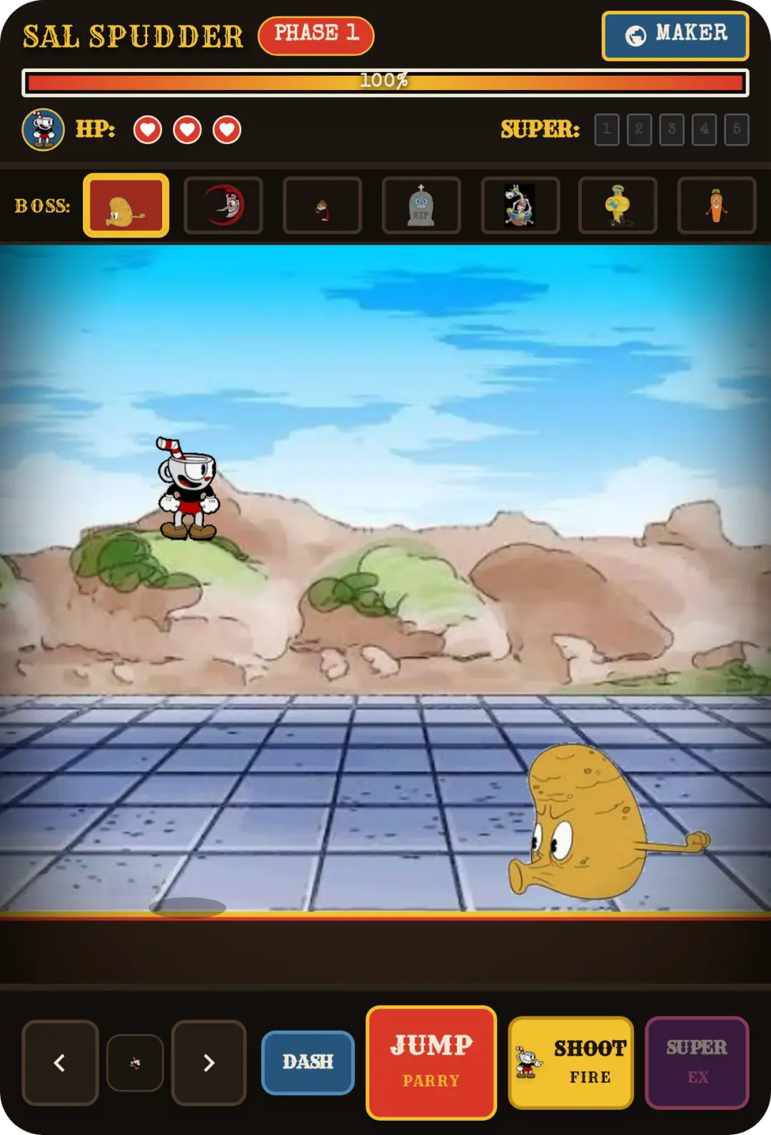 Cuphead Boss Fight Maker cover