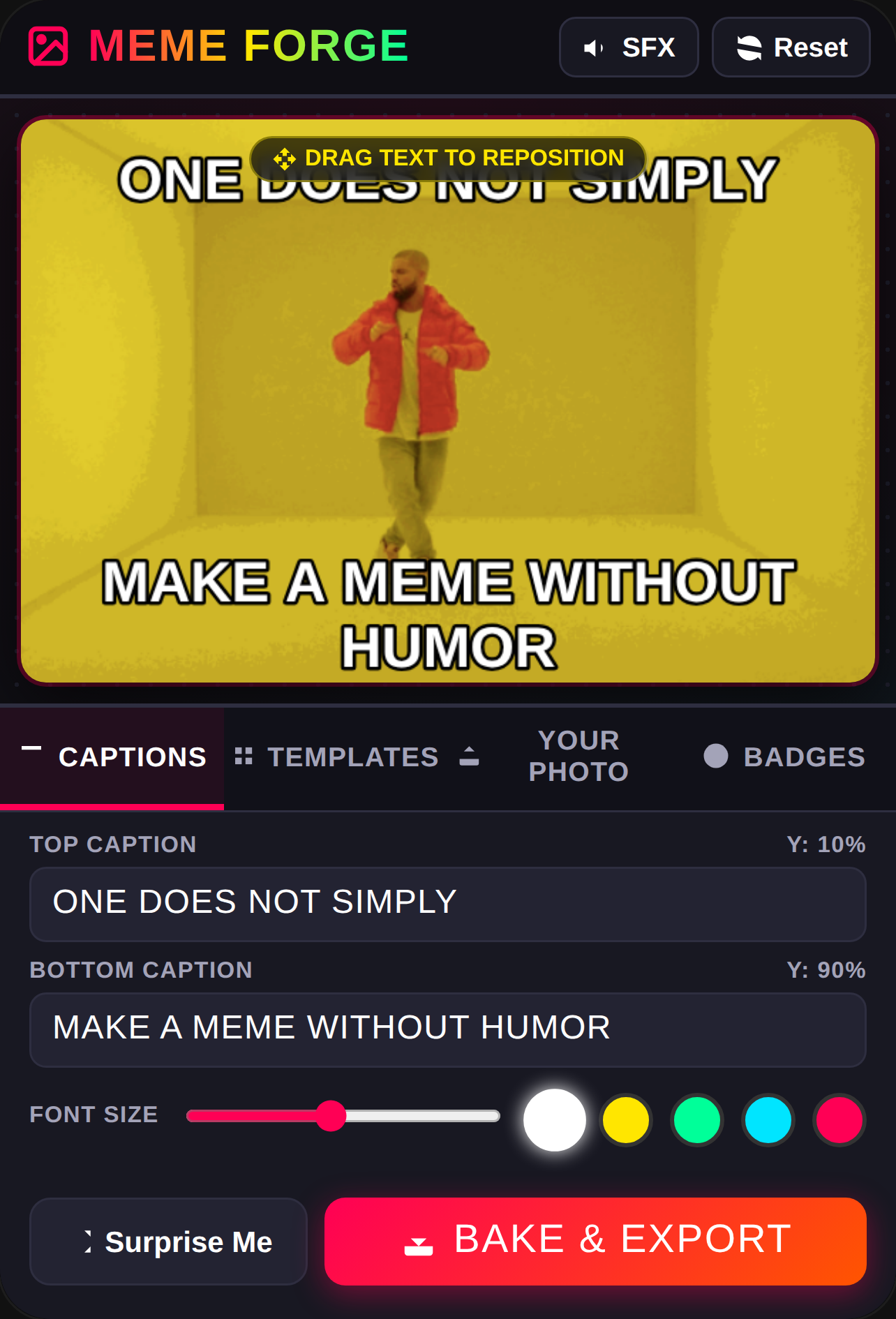 Meme Forge - Custom Meme Studio cover