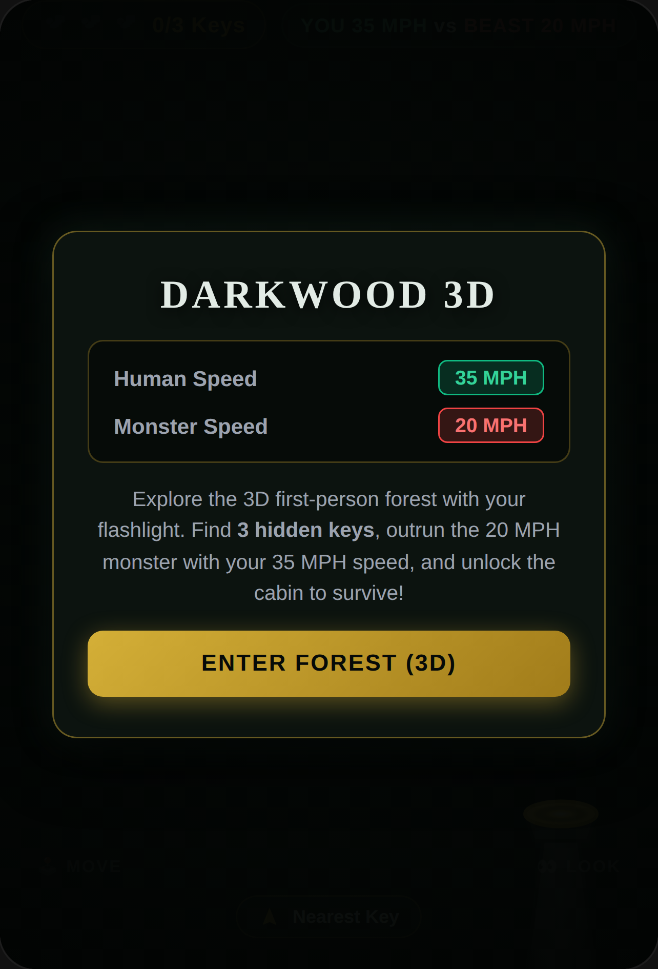 Darkwood 3D - First Person Horror Survival cover