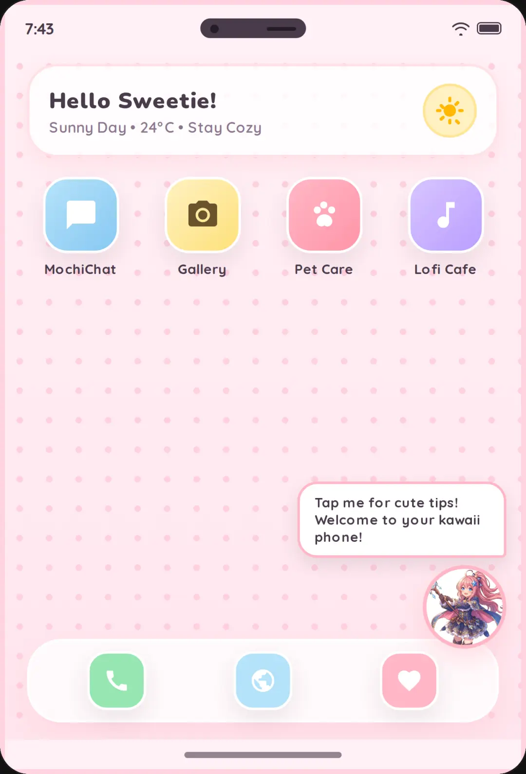 Kawaii Pastel Phone cover