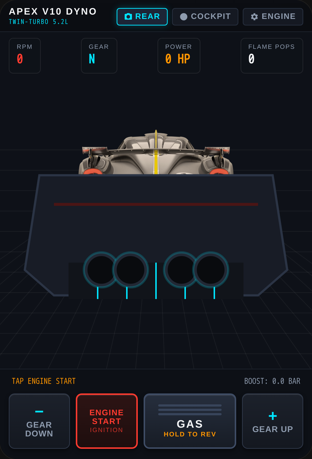 V10 Supercar Engine & Exhaust Simulator cover