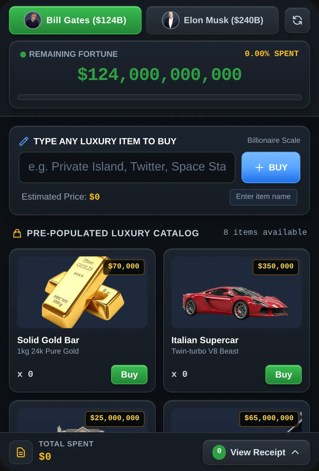 Spend Billionaires Money cover