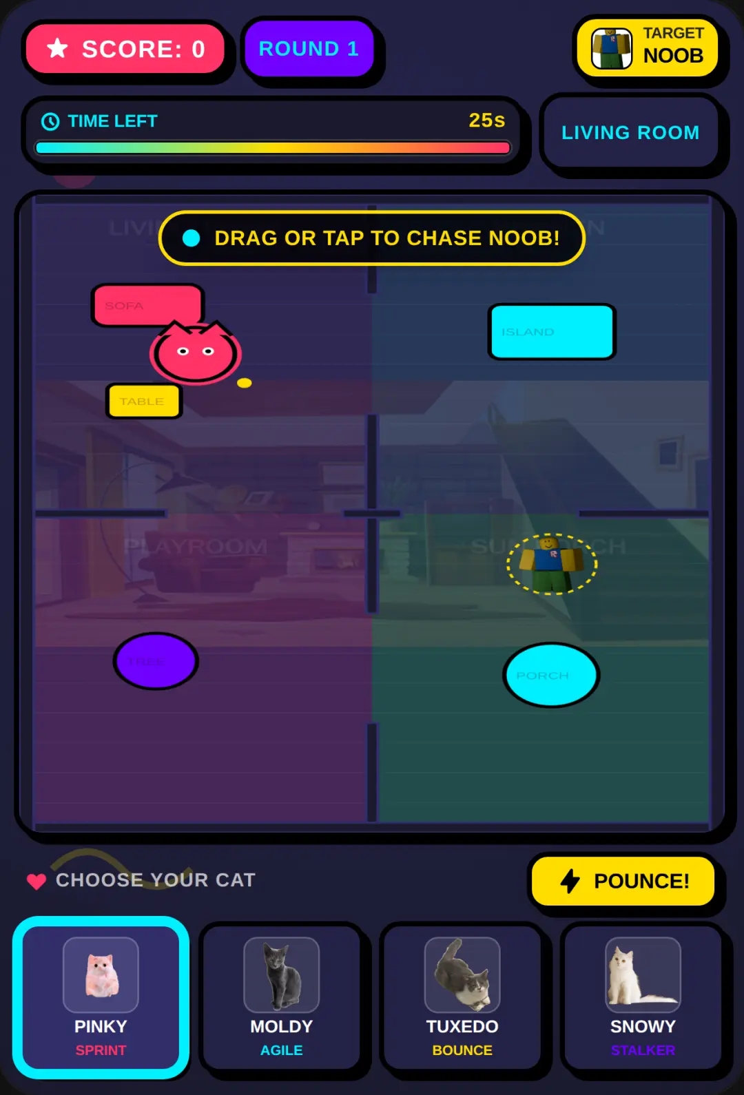 Cat vs Noob — Tag Arcade cover