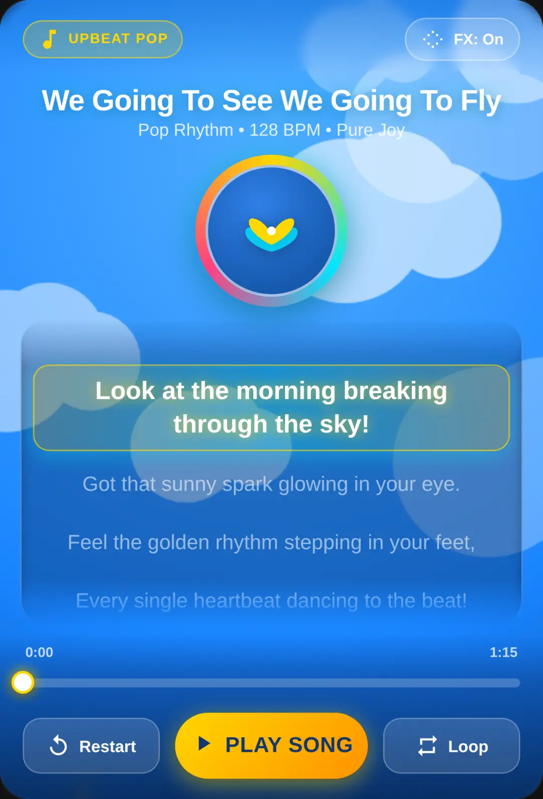 We Going To See We Going To Fly - Upbeat Pop cover
