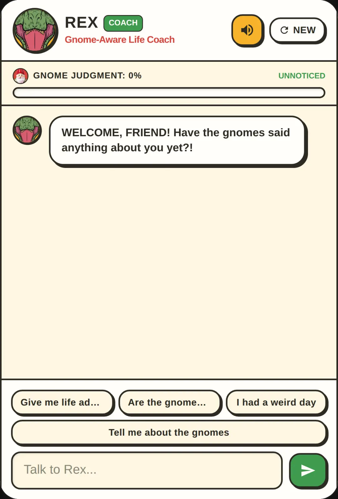 Rex - Gnome-Aware Life Coach cover