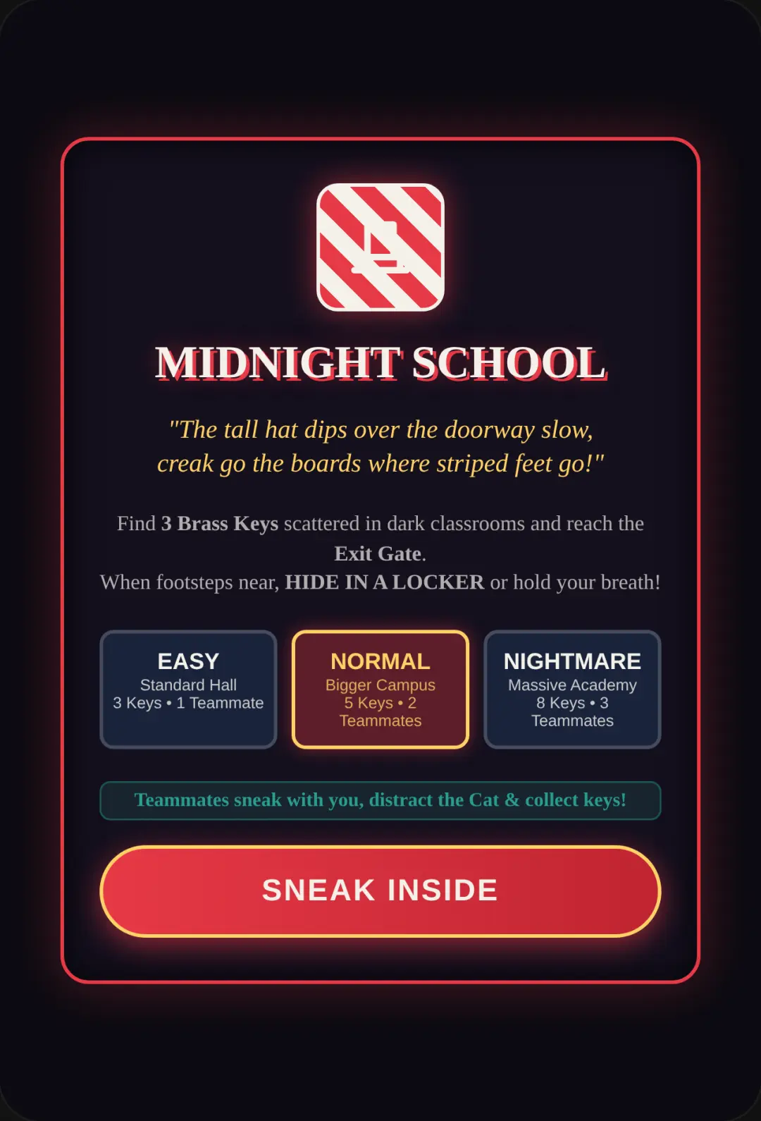 Midnight School: The Cat's Grin cover